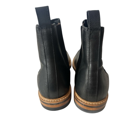 Nisolo Javier Chelsea Boots Men's Size 9 Black Leather Ankle Pull On Sll Weather - Picture 7 of 8